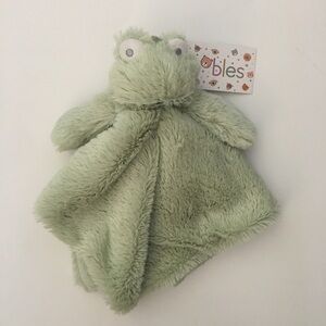 NEW Lovey Green Frog Super Soft Baby Toy Rattle Oobles | Danbar